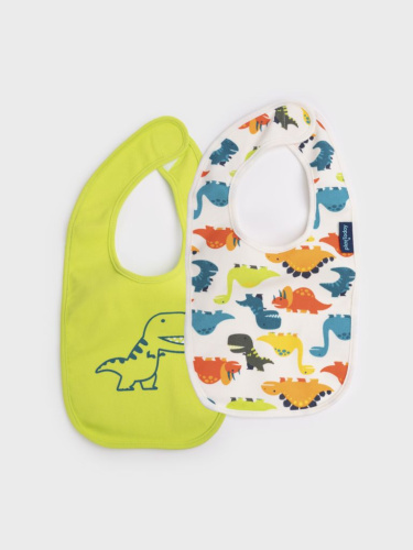 Нагрудник детский трикотажный для мальчиков, 2 шт в комплекте