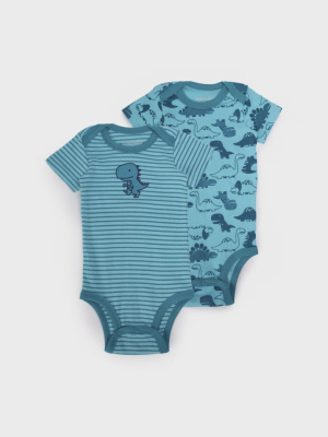 Боди детское трикотажное для мальчиков, 2 шт в комплекте