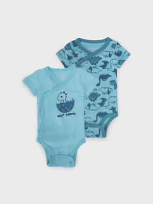 Боди детское трикотажное для мальчиков, 2 шт в комплекте