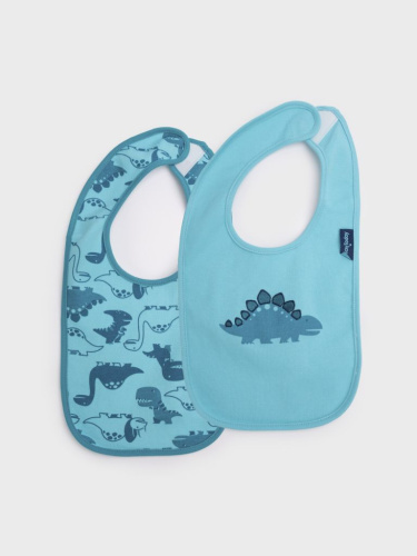 Нагрудник детский трикотажный для мальчиков, 2 шт в комплекте