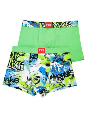 Трусы трикотажные для мальчиков - боксеры, 2 шт в комплекте