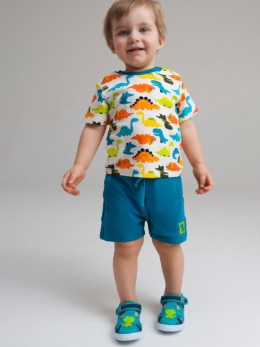 Комплект детский трикотажный для мальчиков: фуфайка (футболка), шорты