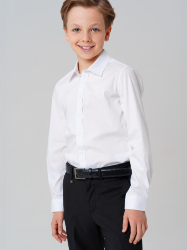 Сорочка текстильная для мальчиков (slim fit)