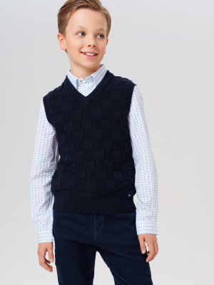 Жилет трикотажный для мальчиков