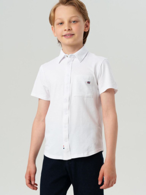 Сорочка трикотажная для мальчиков (regular fit)