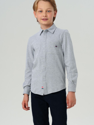 Сорочка трикотажная для мальчиков (regular fit)
