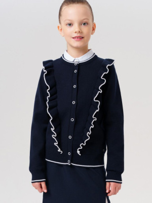 Кардиган трикотажный для девочек