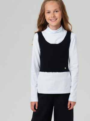Жилет трикотажный для девочек