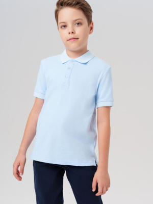 Сорочка трикотажная с воротником поло для мальчиков