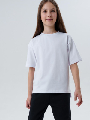 Футболка силуэта oversize для девочки