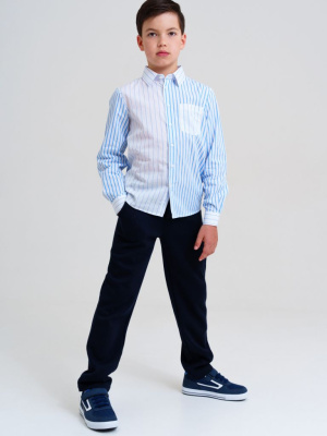Сорочка текстильная для мальчиков (comfort fit)
