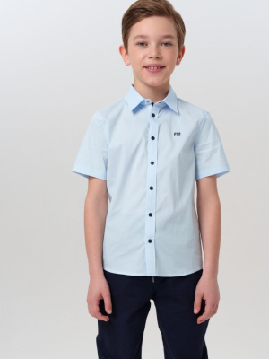 Рубашка текстильная для мальчиков (slim fit)