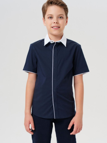 Рубашка текстильная для мальчиков (slim fit)
