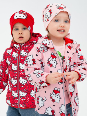 Шапка детская трикотажная для девочек, 2 шт в комплекте