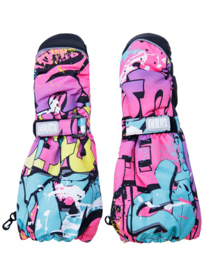 Варежки текстильные для девочек