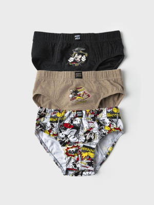 Трусы трикотажные для мальчиков - брифы, 3 шт в комплекте