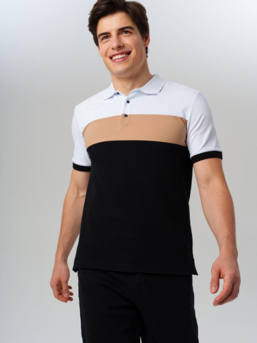 Джемпер трикотажный с воротником поло для мужчин