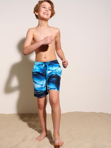 Шорты текстильные плавательные для мальчиков, длинные