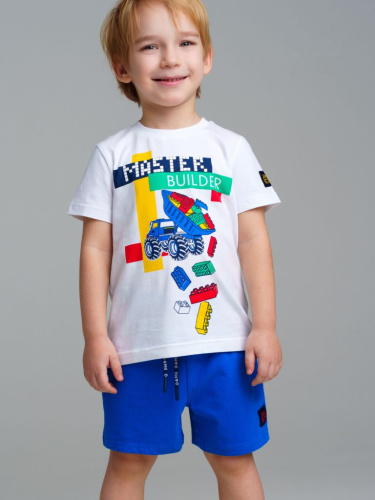 Комплект трикотажный для мальчиков: фуфайка (футболка), шорты