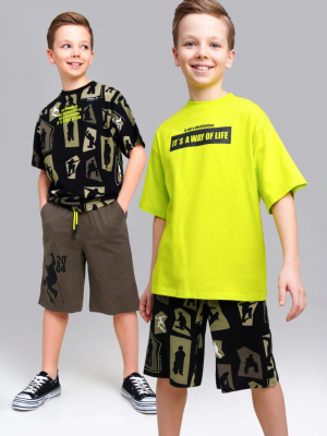 Шорты трикотажные для мальчиков, 2 шт в комплекте