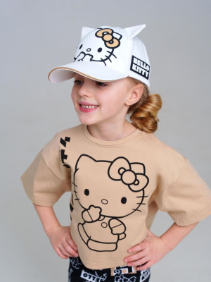 Кепка текстильная для девочек