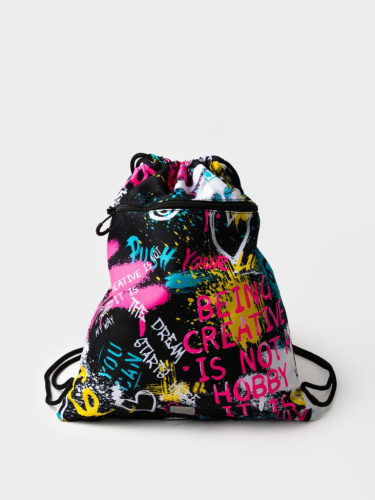 Сумка-мешок текстильная для девочек