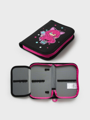 Пенал текстильный для девочек