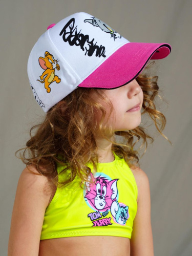 Кепка текстильная для девочек