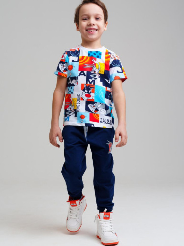 Комплект трикотажный для мальчиков: фуфайка (футболка), брюки