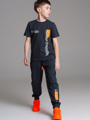 Комплект трикотажный для мальчиков: фуфайка (футболка), брюки