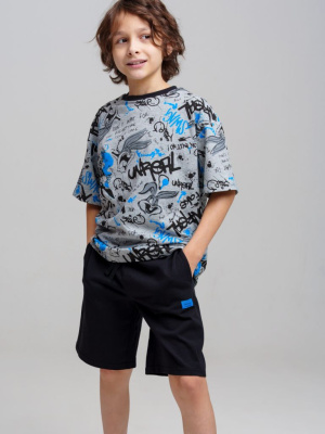 Комплект трикотажный для мальчиков: фуфайка (футболка), шорты