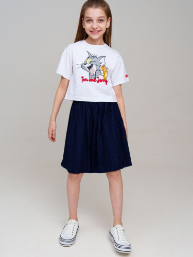 Юбка-шорты трикотажные для девочек