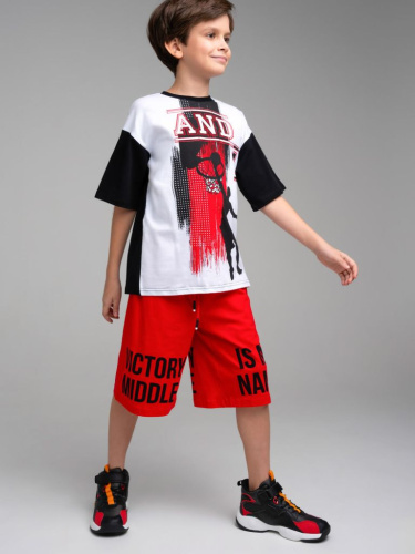 Комплект трикотажный для мальчиков: фуфайка (футболка), шорты