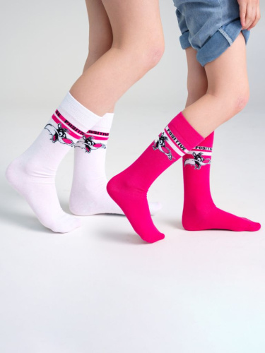 Гольфы трикотажные для девочек, 2 пары в комплекте