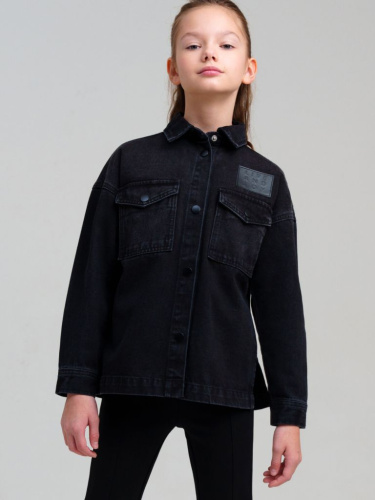Куртка текстильная джинсовая для девочек