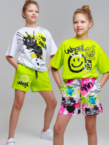 Шорты трикотажные для девочек, 2 шт в комплекте