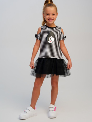 Платье трикотажное для девочек