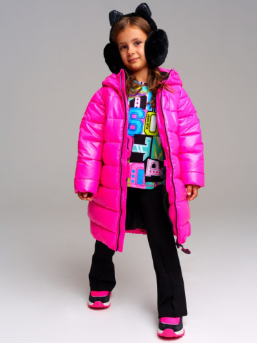 Пальто текстильное с полиуретановым покрытием для девочек