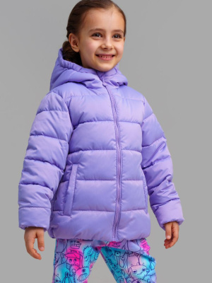 Куртка текстильная с полиуретановым покрытием для девочек