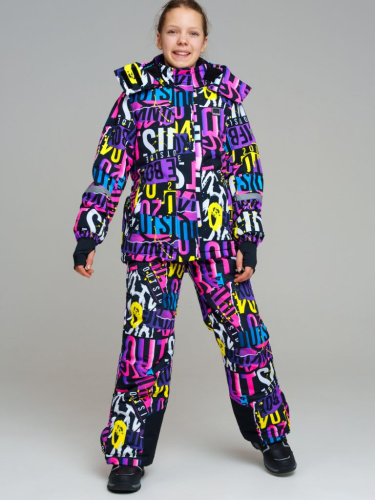 Комплект текстильный с полиуретановым покрытием для девочек: куртка, брюки