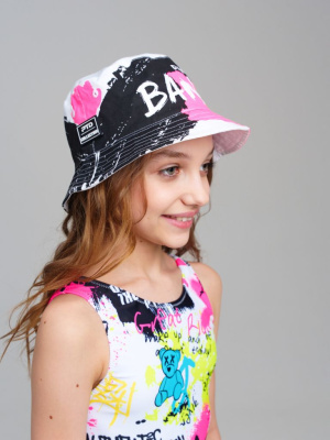 Панама текстильная для девочек