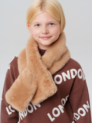 Шарф трикотажный для девочек