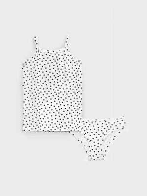 Комплект трикотажный для девочек: майка, трусы