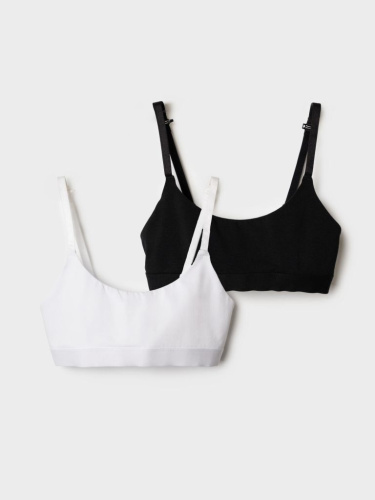 Бюстгальтер трикотажный для девочек, 2 шт в комплекте