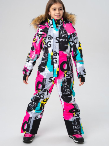 Комбинезон текстильный с полиуретановым покрытием для девочек