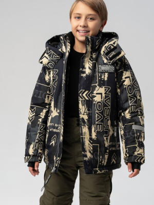 Куртка текстильная с полиуретановым покрытием для мальчиков