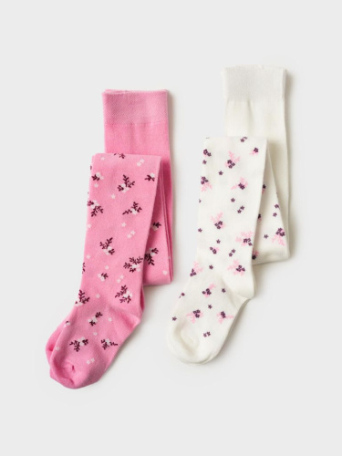 Колготки трикотажные для девочек, 2 пары в комплекте