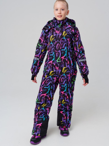 Комбинезон текстильный с полиуретановым покрытием для девочек