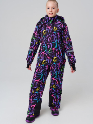 Комбинезон текстильный с полиуретановым покрытием для девочек