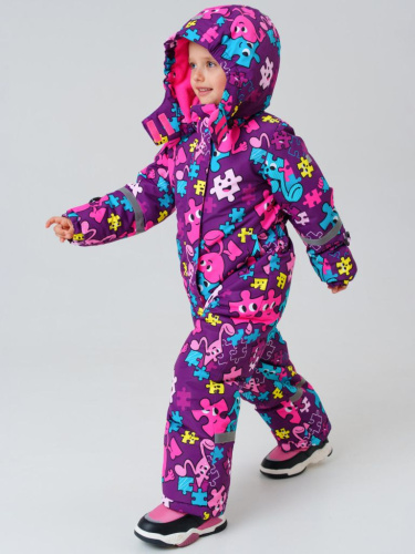 Комбинезон текстильный с полиуретановым покрытием для девочек